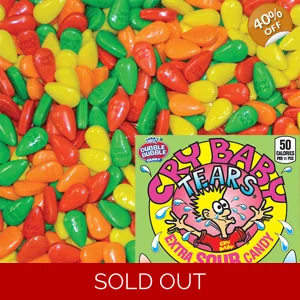 Cry Baby Tears Extra Sour Candy Pieces - American Fruity Sweets